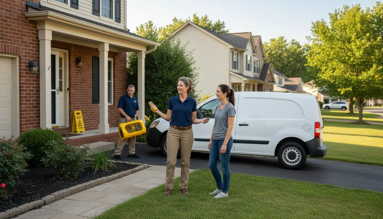 Water restoration image for Flood Water Cleanup, Removal And Restoration Services in Windsor, KY